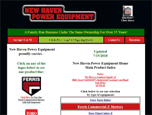 Tablet Screenshot of newhavenpower.com